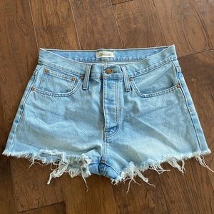 Madewell relaxed denim shorts